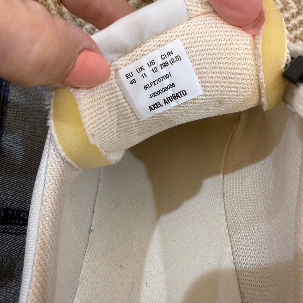 AXEL ARIGATO White & Gray Genesis Vintage Runner Sneakers - Picture 4 of 7
